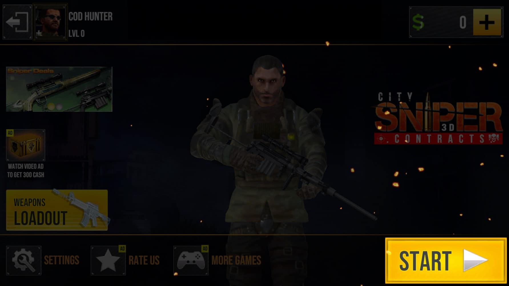 澳门新葡新京注册送3D射击游戏(City Sniper 3D)